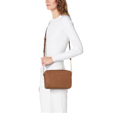 michael kors cc large body bag|Michael Kors large saffiano crossbody.